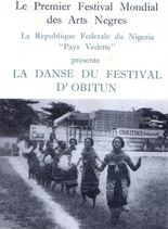 La danse du festival d'Obitun